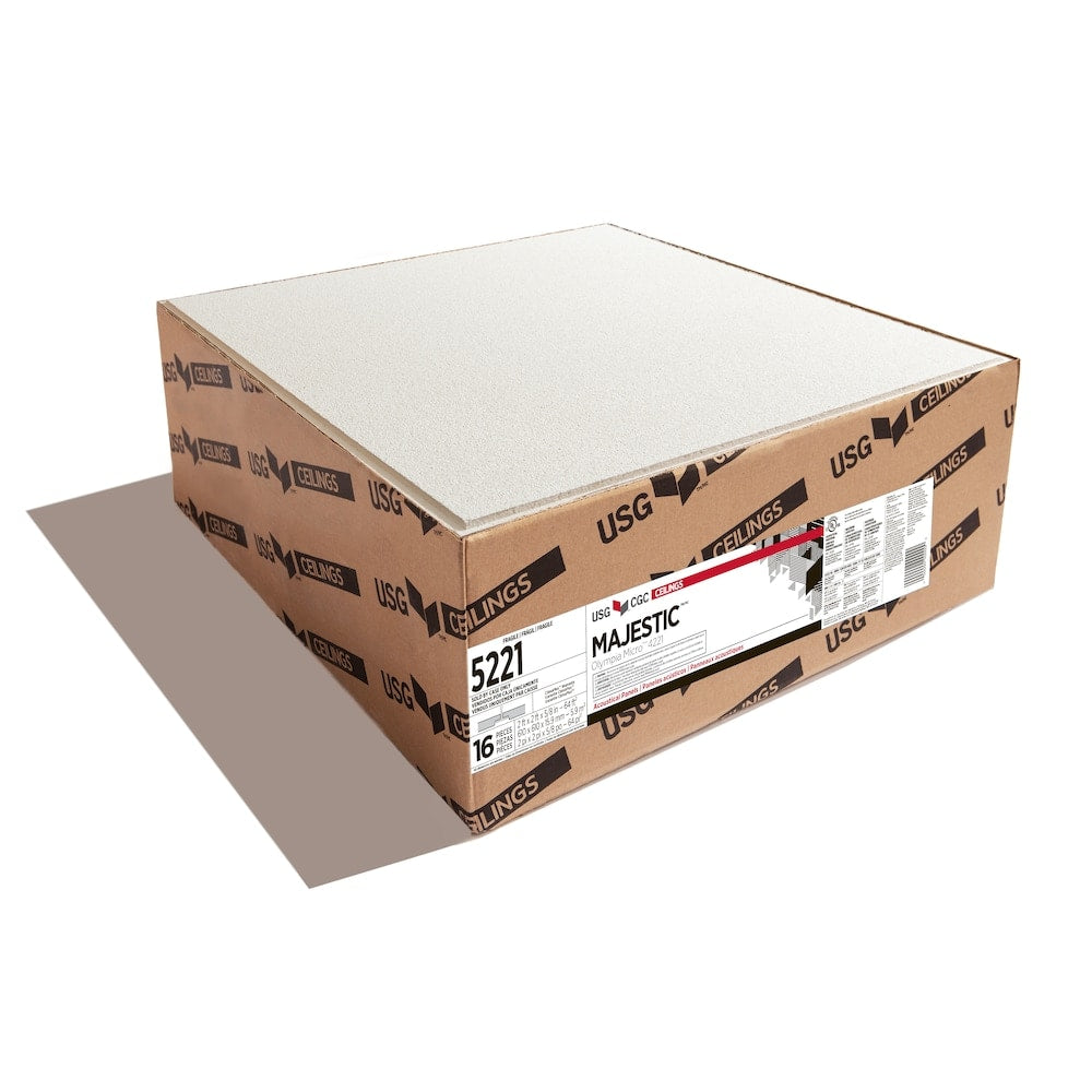 2 ft. x 2 ft. Majestic Lay-in Ceiling Tile (Sold by Case - Pack of 16)