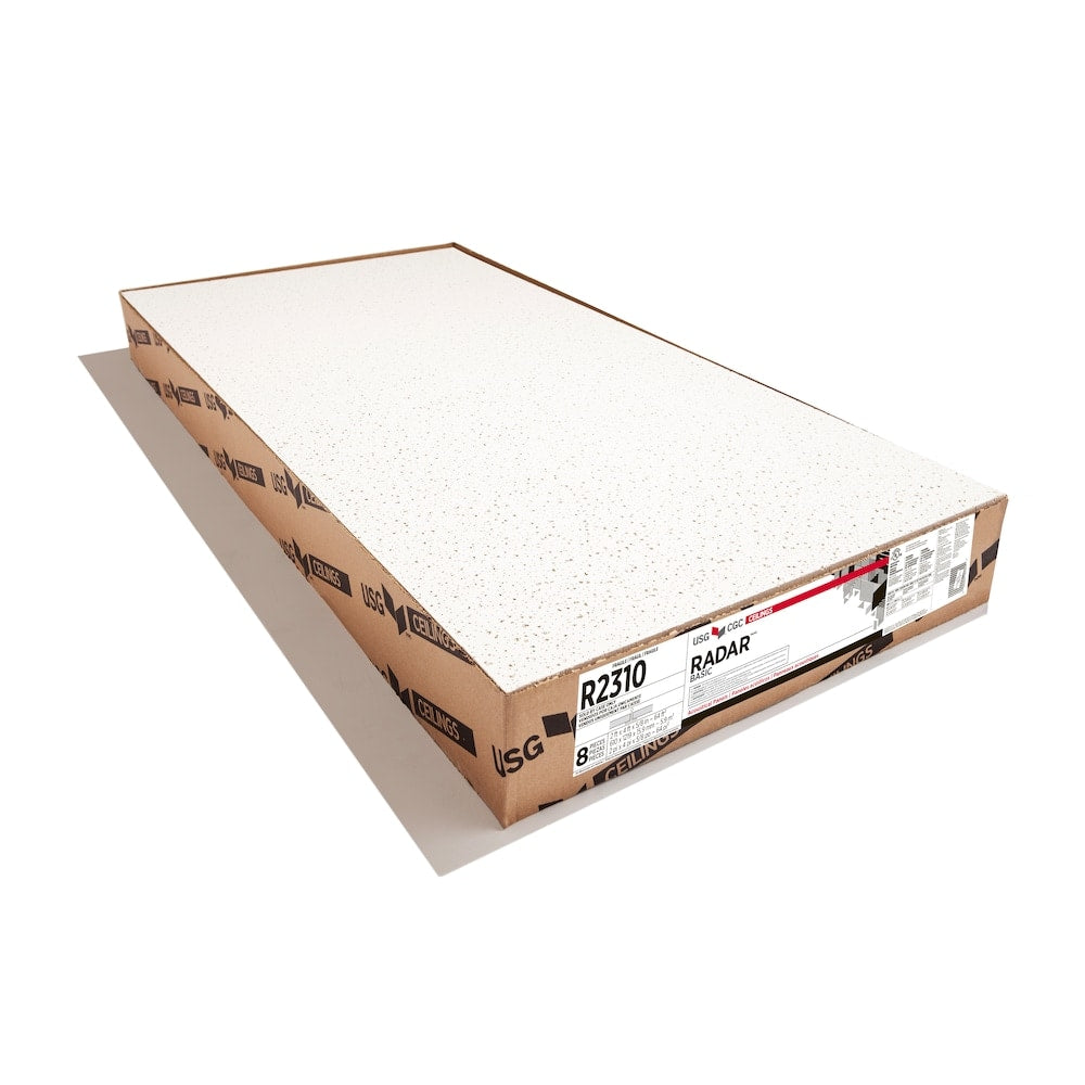 2 ft. x 4 ft. Radar Basic 2310 Lay-in Ceiling Tile (Sold by Case - Pack of 8)