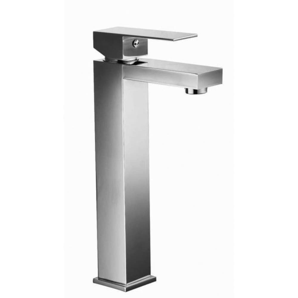 Beauty205ll Single Hole 1-Handle Low Arc Bathroom Faucet in Chrome with Lever Handle