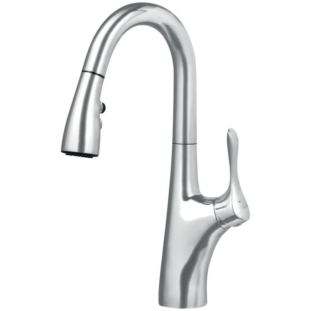 NAPA Pull-Down Dual Spray Bar/Prep Faucet, Stainless Finish