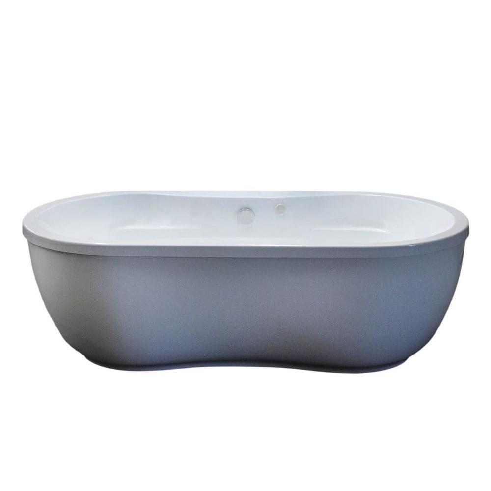 Agate 6 Feet Oval Freestanding Air Jetted Bathtub