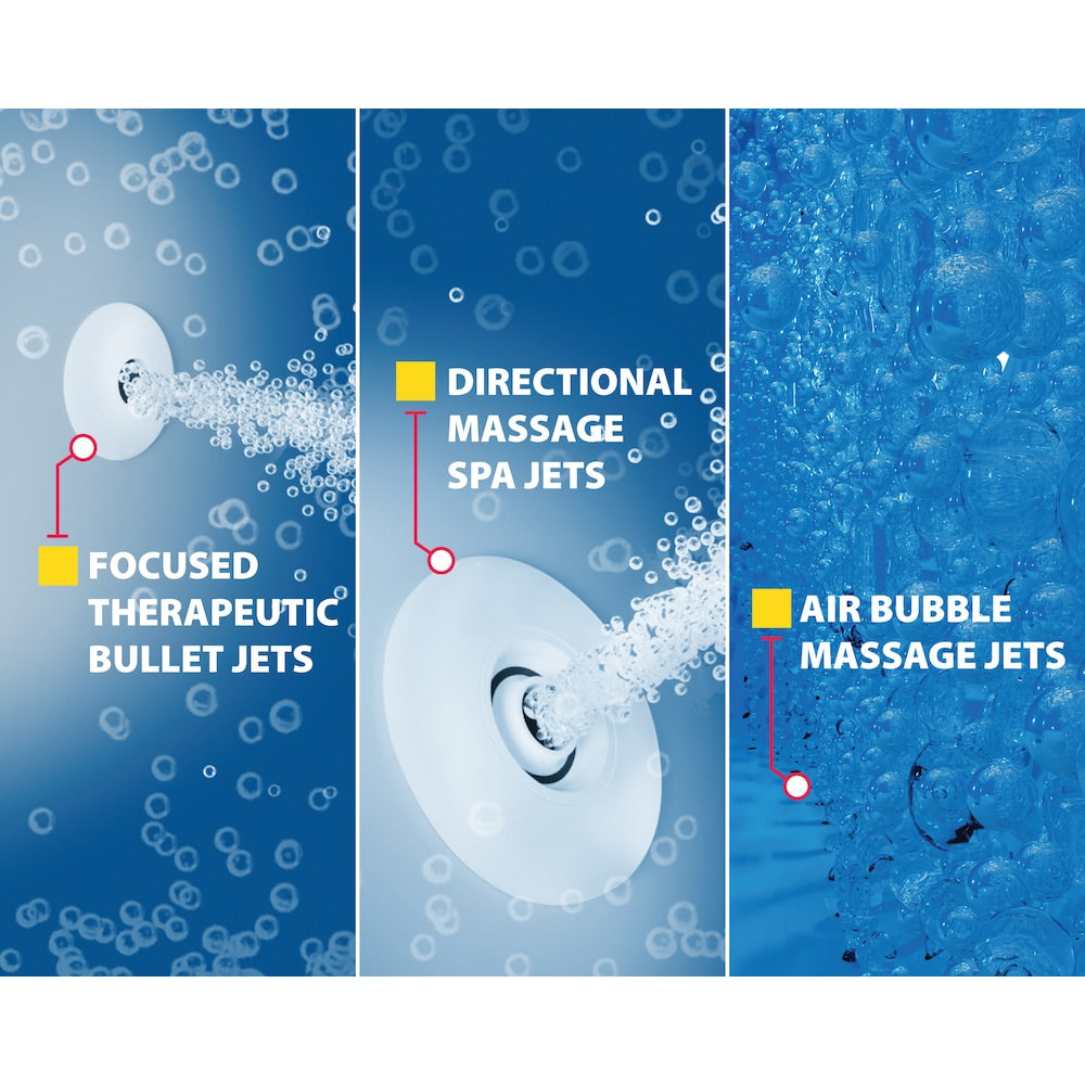 5 ft. Right Drain Walk-In Whirlpool and Air Bathtub in White