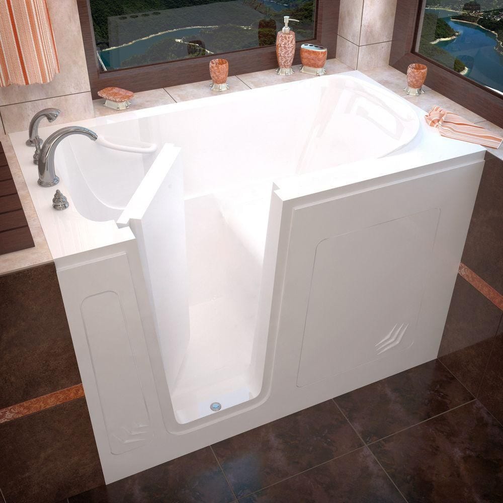 4 Feet 6-Inch Walk-In Bathtub in White