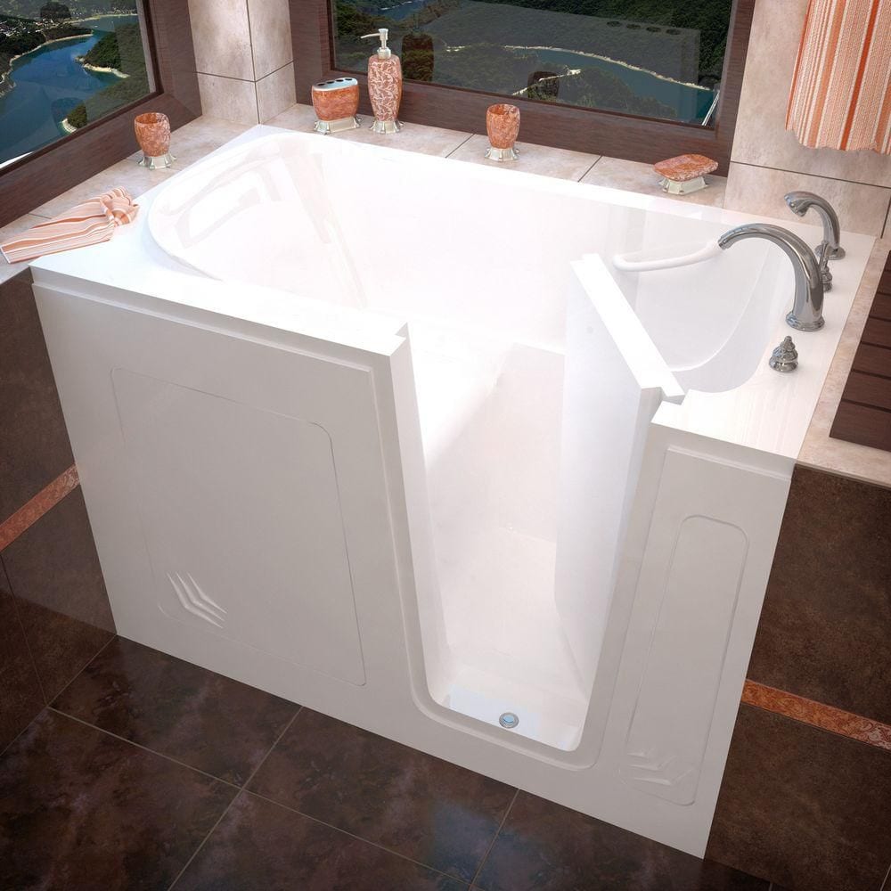 4 Feet 6-Inch Walk-In Bathtub in White