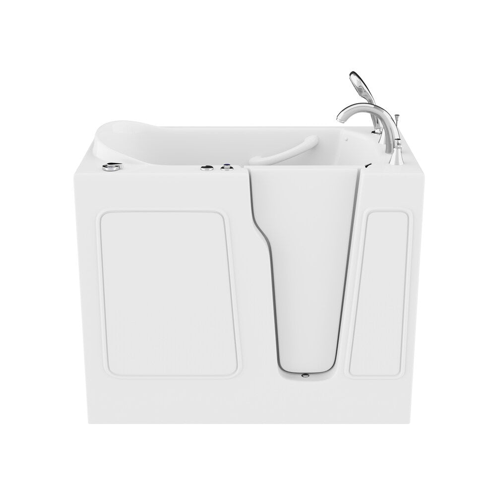 3 ft. 9-inch Right Drain Walk-In Whirlpool Bathtub in White