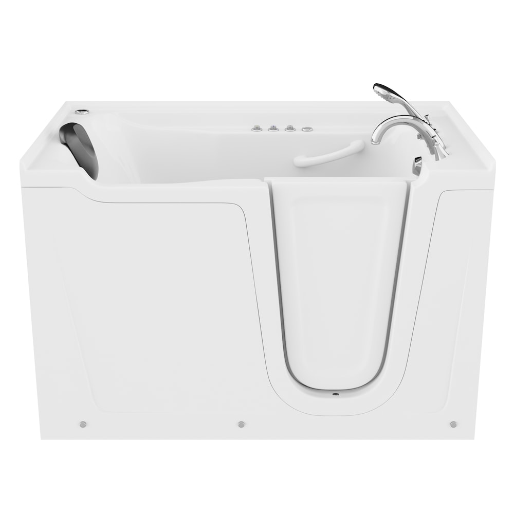 5 ft. Right Drain Walk-In Whirlpool and Air Bathtub in White