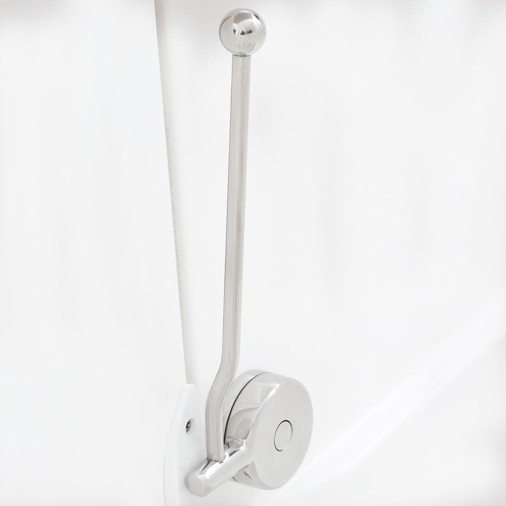 4.5 ft. Right Drain Soaking Walk-In Bathtub in White