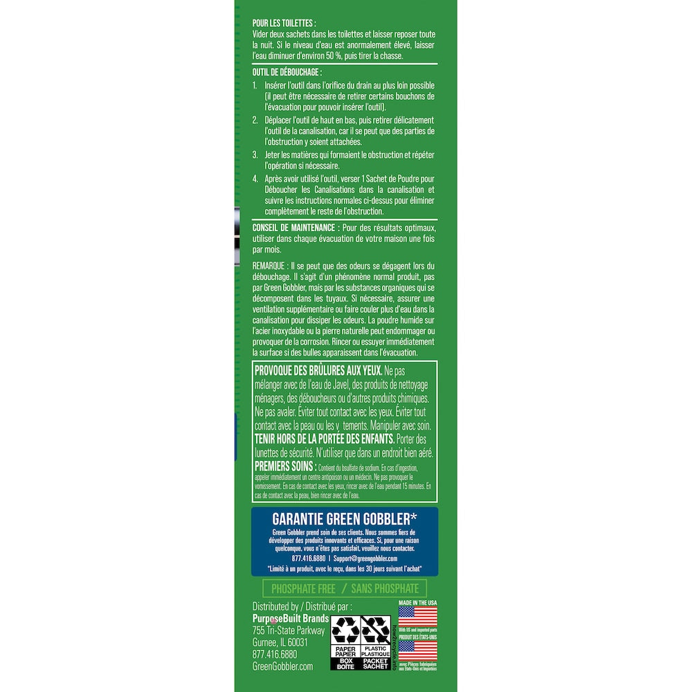 185g Drain Opening Powder Pacs (3-pk)