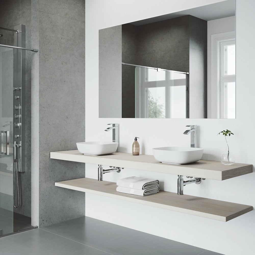 Duris Single Hole Single-Handle Vessel Bathroom Faucet in Chrome