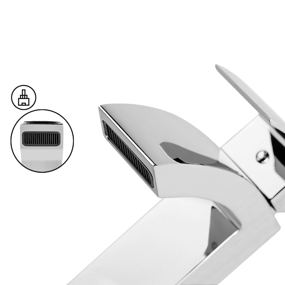 Duris Single Hole Single-Handle Vessel Bathroom Faucet in Chrome