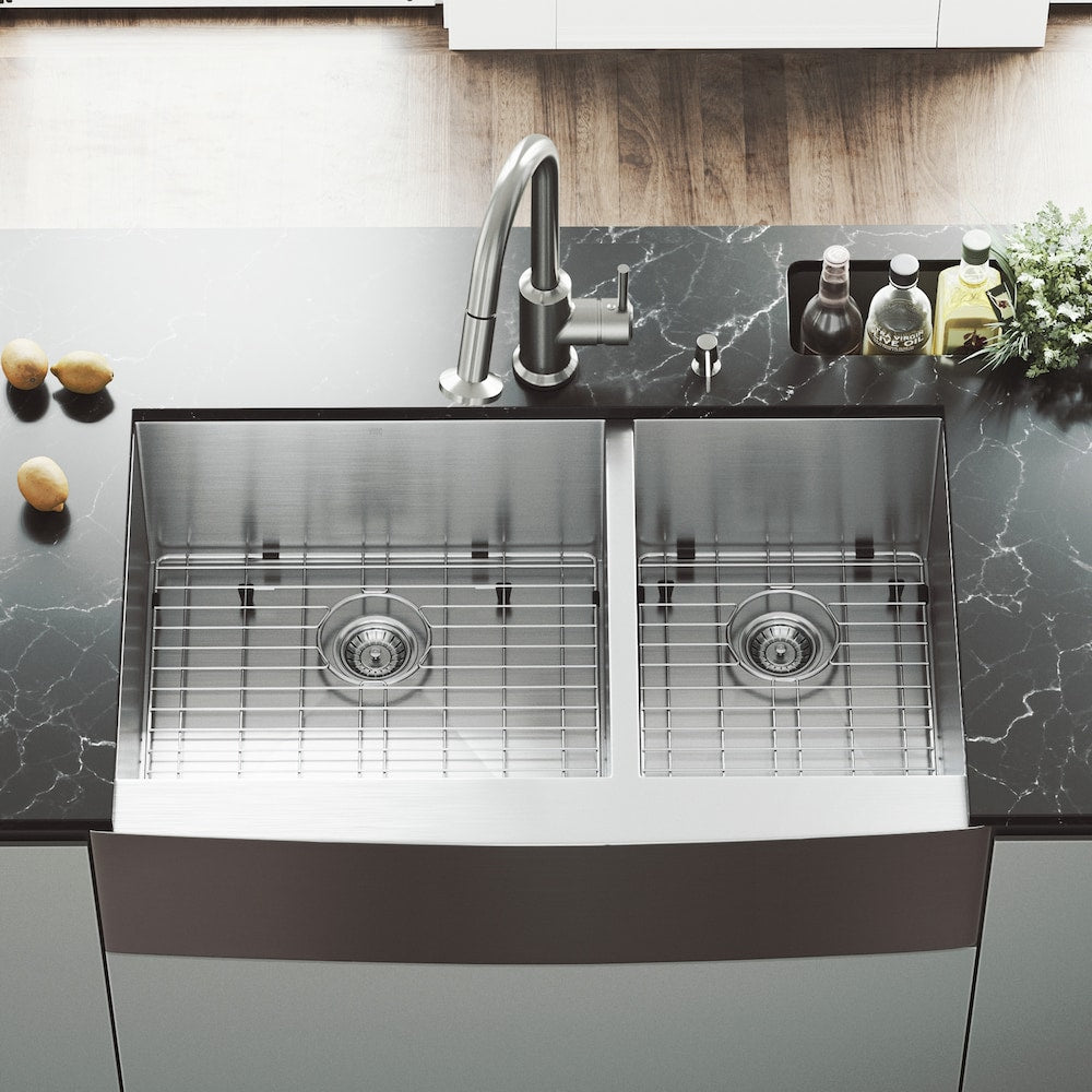 4" Kitchen Sink Drain Assembly with Strainer and Basket Stopper in Stainless Steel