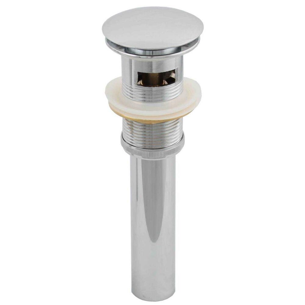 1 Hole CUPC Approved Stainless Steel Faucet Set In Chrome Color - Overflow Drain Incl. AI-2009
