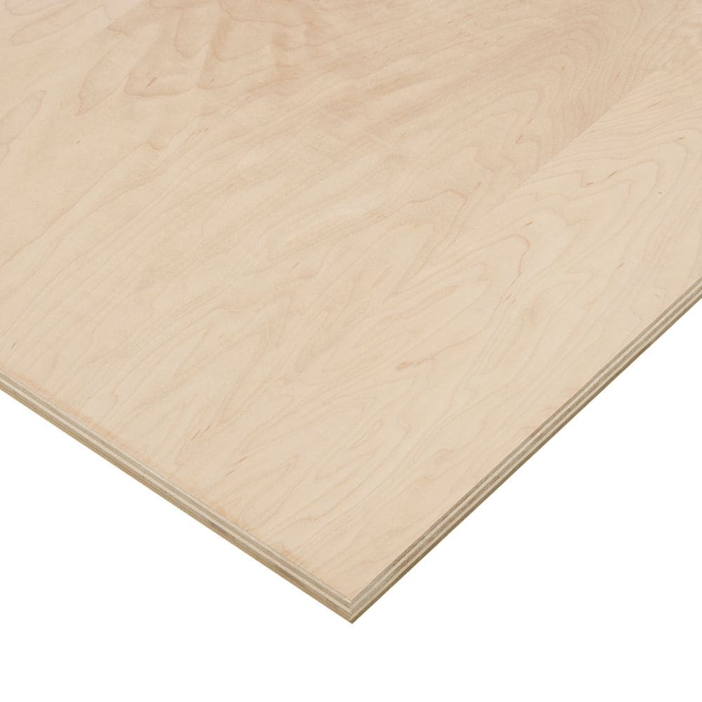 3/4 Inch x 4 Feet x 8 Feet Maple Plywood