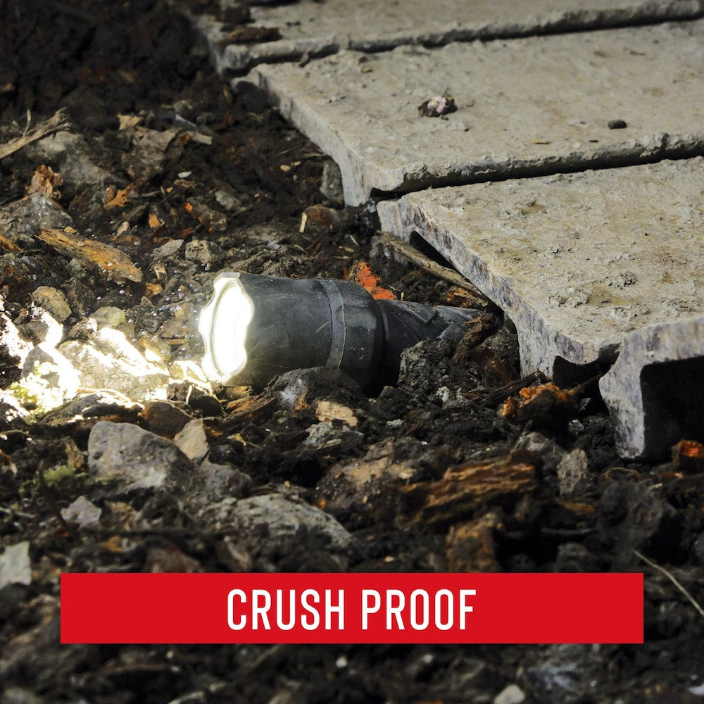 Polysteel 600 Heavy Duty 710 Lumen Waterproof LED Flashlight with Twist Focus