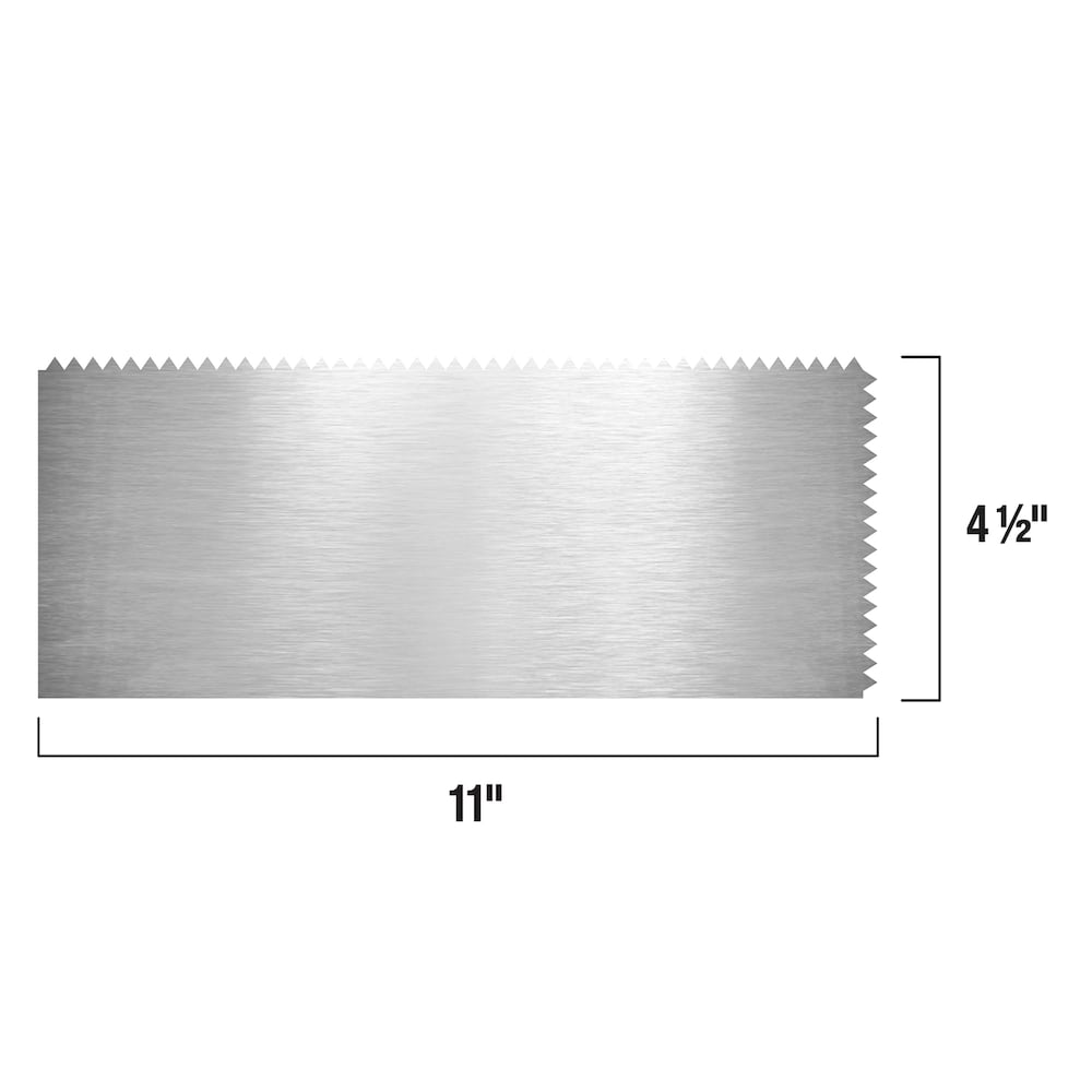 1/4 in. x 3/16 in. Traditional Carbon Steel V-Notch Flooring Trowel with Wood Handle