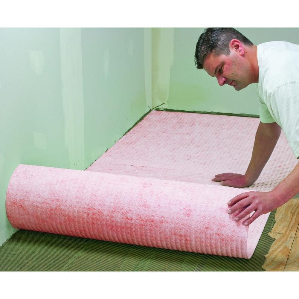 Membrane de désolidarisation RedGard de 54 pi² (39,4 po x 16,5 pi) pour carrelage et pierre