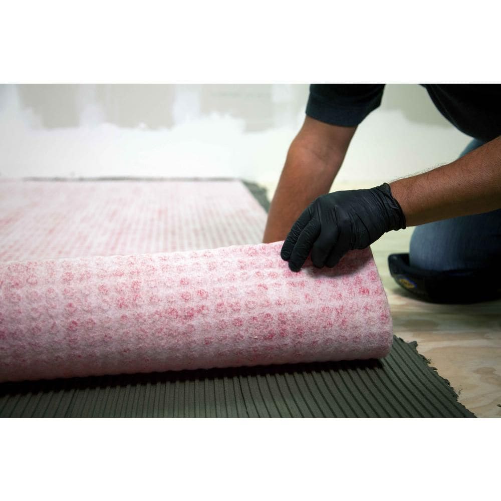Membrane de désolidarisation RedGard de 54 pi² (39,4 po x 16,5 pi) pour carrelage et pierre