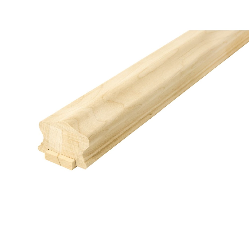 1 5/8-inch x 2 1/4-inch x 8 ft. Maple Handrail & Fillet