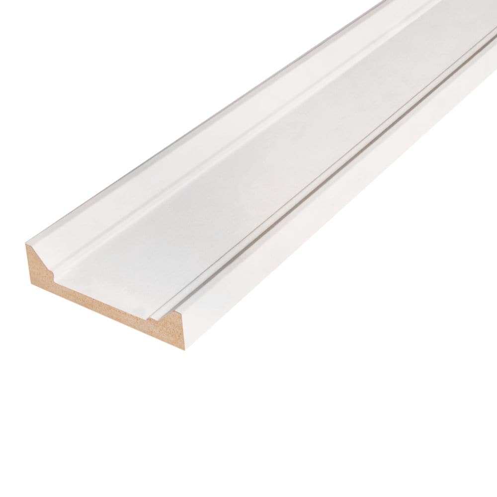 1-inch x 4 1/2-inch x 96-inch Modern MDF Primed Boston Header/Architrave Moulding