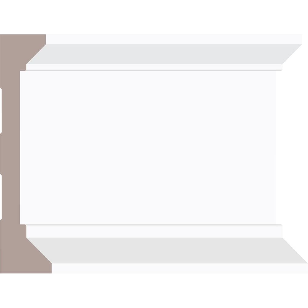 1-inch x 4 1/2-inch x 96-inch Modern MDF Primed Boston Header/Architrave Moulding