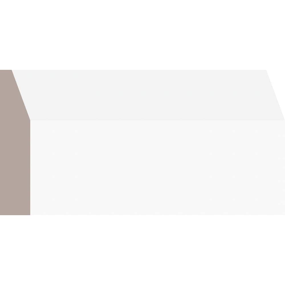 5/8-inch x 2 3/4-inch x 85-inch Modern MDF Primed Fibreboard Casing