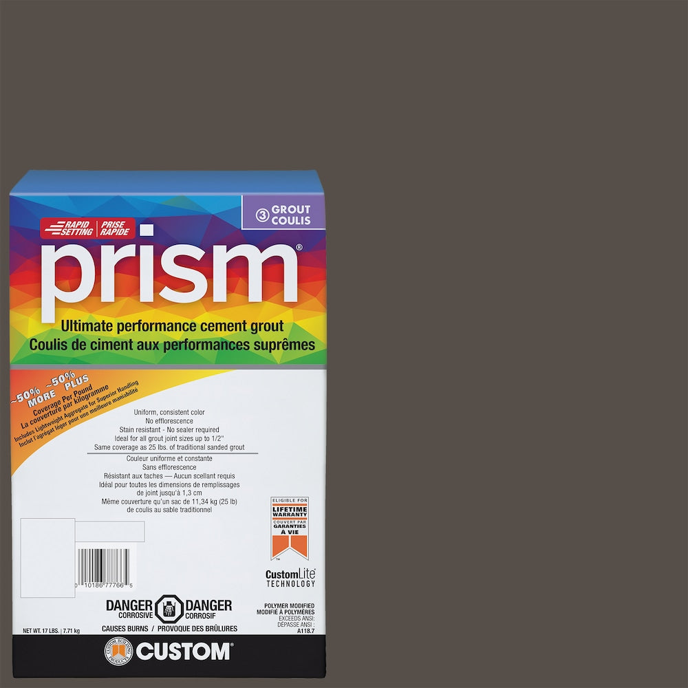Prism 17 lb. 540 Truffle Stain-Resistant Grout for Tile and Stone