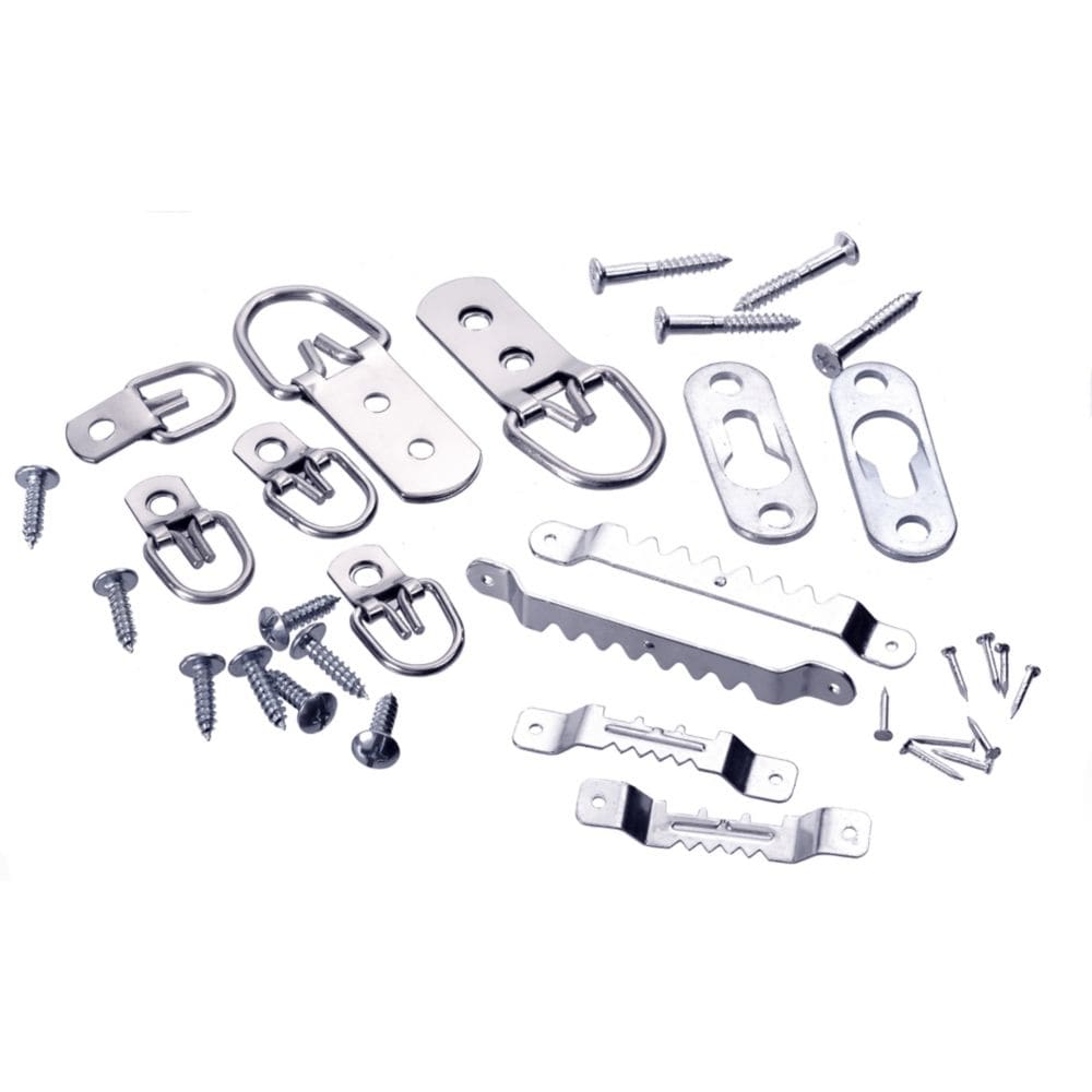 Assortiment de matériel de suspension pour cadres - 32 pièces