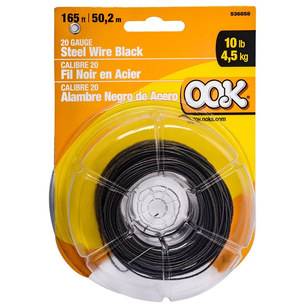 165-ft 20-Ga. 10-Lb Max Steel Wire in Black - 1pc