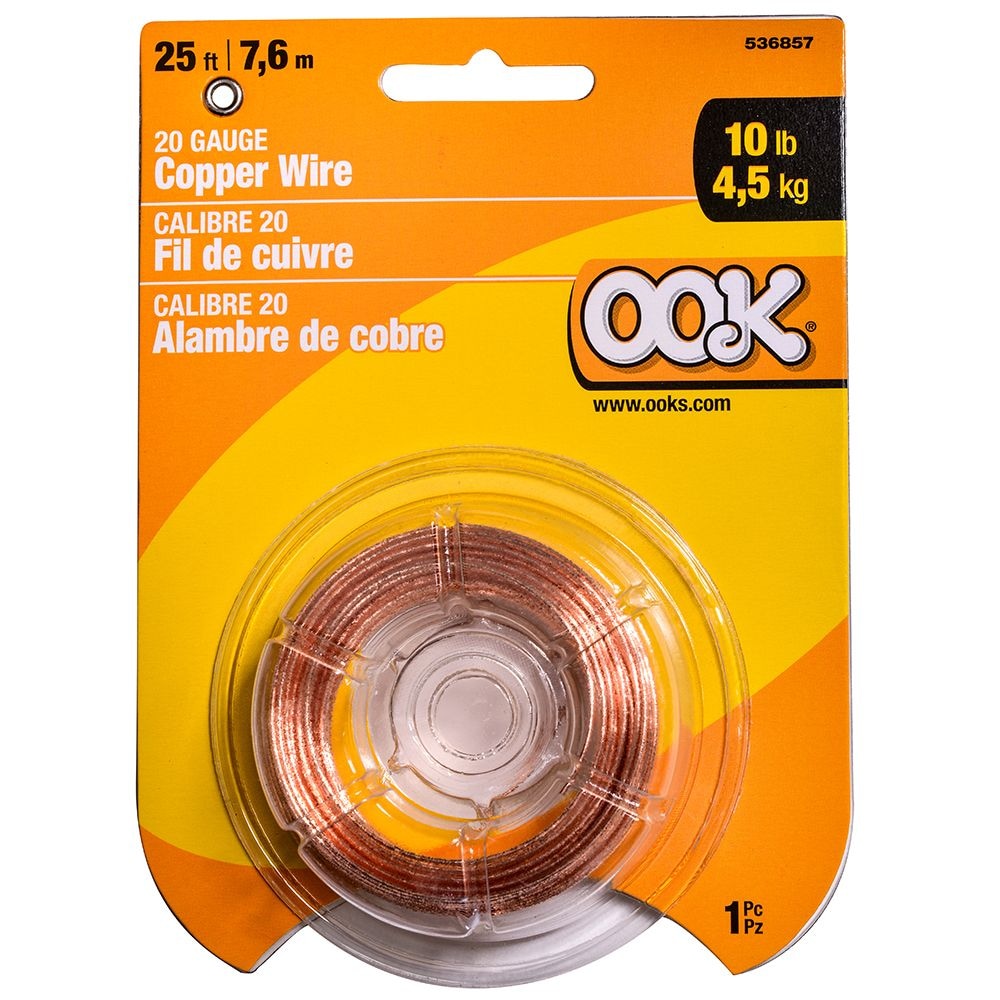 25-ft 20-Ga. 10-Lb Max Copper Wire - 1pc
