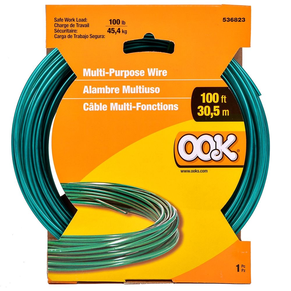 Fil multi-usages de 100 pi et 100 lb max. en vert - 1 pièce