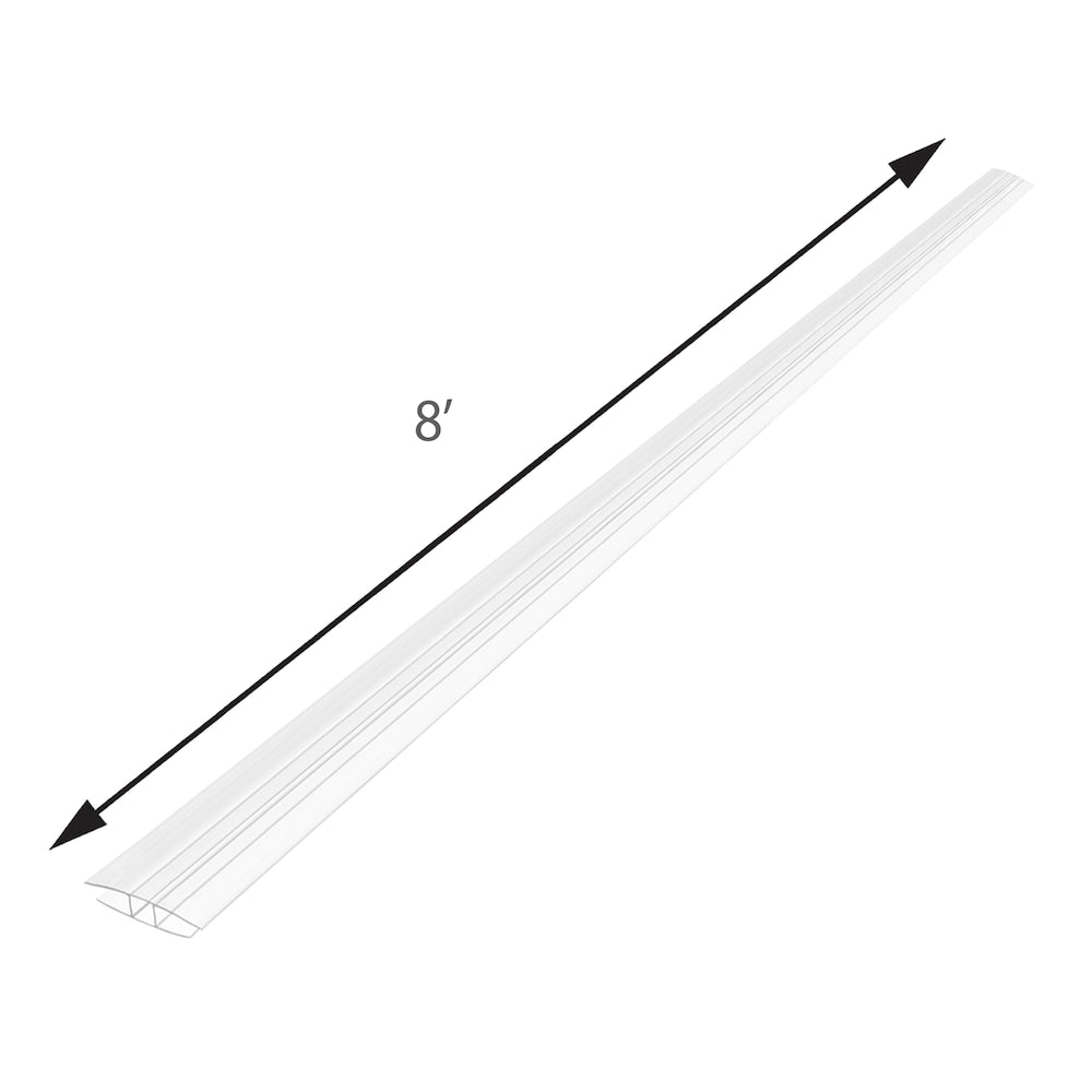 H Trim Snap Cap 8mm 8 ft.