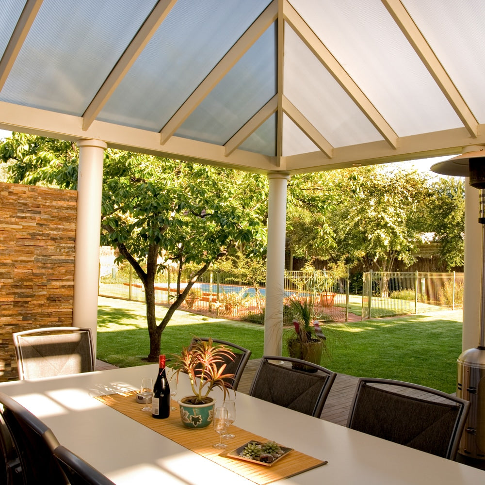 96 in. x 2 ft. Multiwall Polycarbonate Panel in Clear