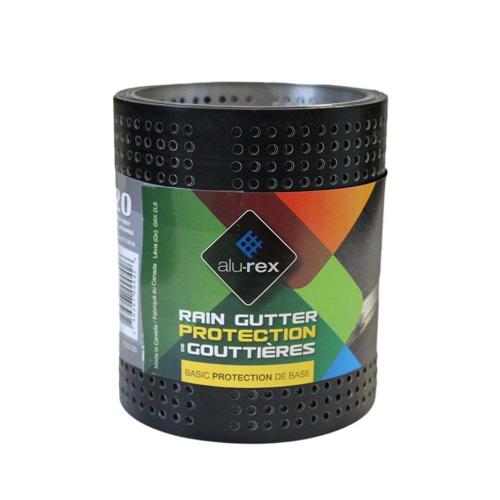 Basic Protection 20 ft. Black Aluminum Gutter Guard