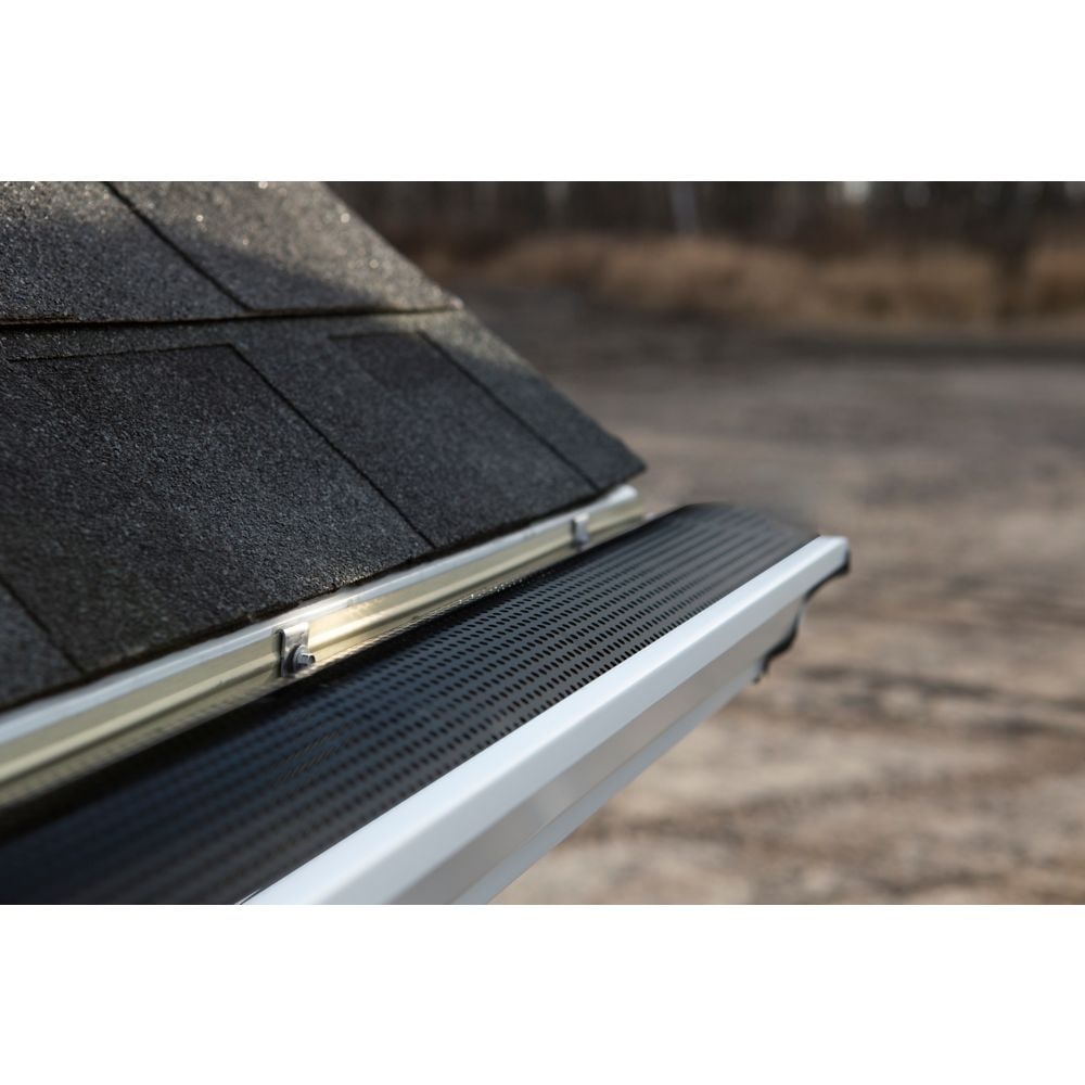 Basic Protection 20 ft. Black Aluminum Gutter Guard