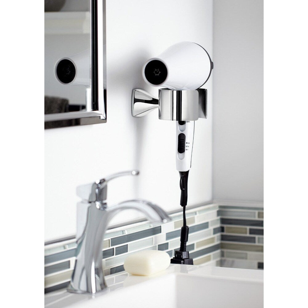 Robinet de lavabo de salle de bain Voss à poignée unique de 4 pouces avec plaque de pont en chrome (vidange et valve incluses)