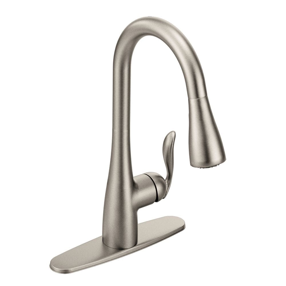 Arbor Pull Down Kitchen Faucet/Tap in Spot Resistant Stainless Steel
