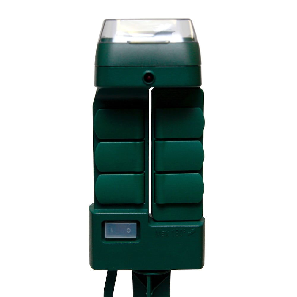 Piquet de puissance à 6 prises mises à la terre