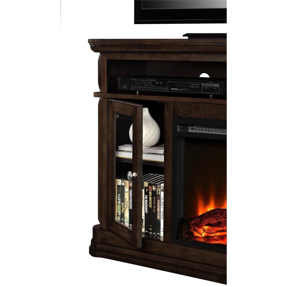 Brooklyn 47-inch x 51-inch 70 lb. Capacity Fireplace TV Stand in Espresso