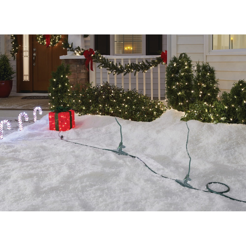 25 ft. 16 Gauge 13 Amps Outdoor Light Duty 3-Conductor Inline Multi-Outlet Extension Cord
