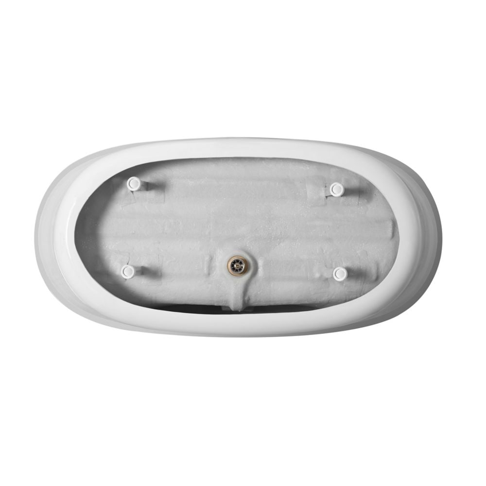 Riley 60-inch Freestanding Tub in White