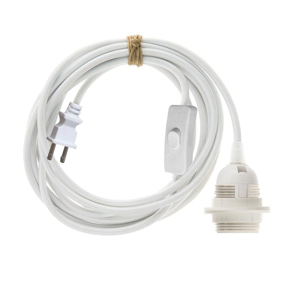 Pendant Light Cord Kit - White - 12 ft.
