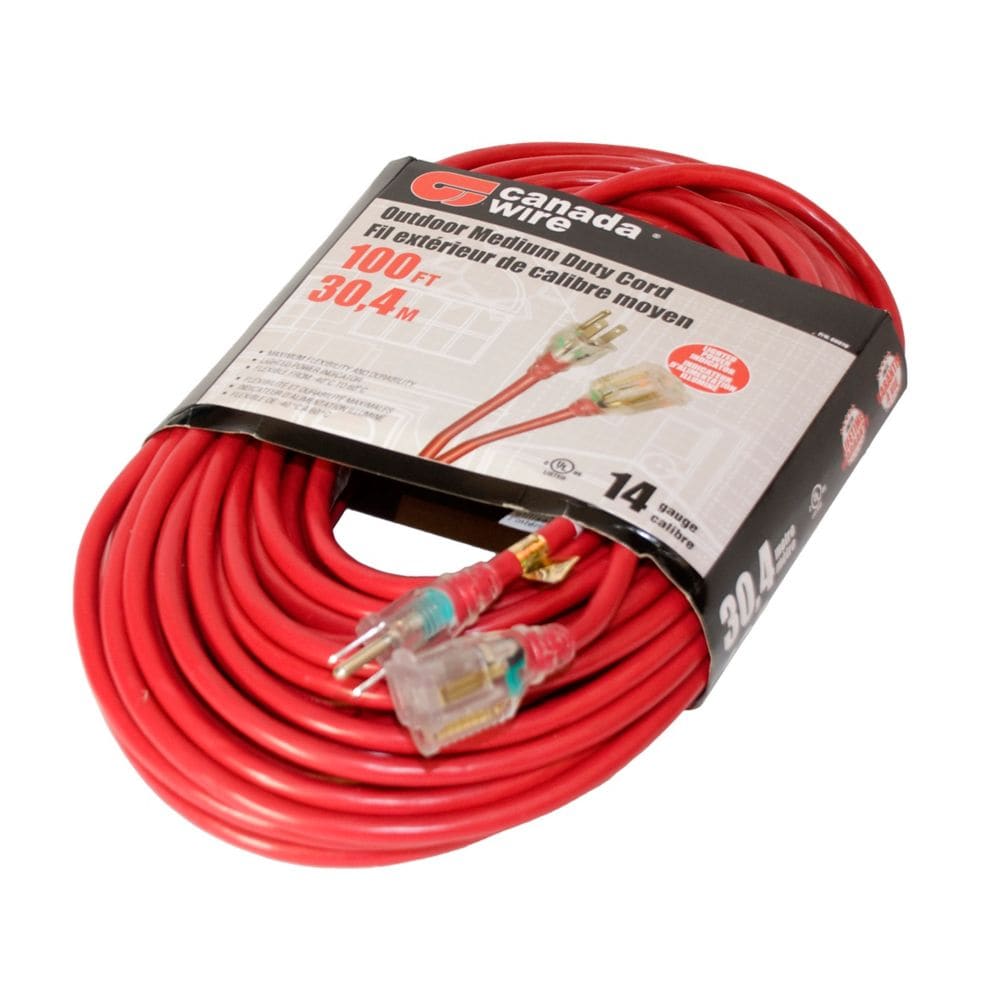 100FT. / 30.4M OUTDOOR MEDIUM DUTY EXTENSION CORD