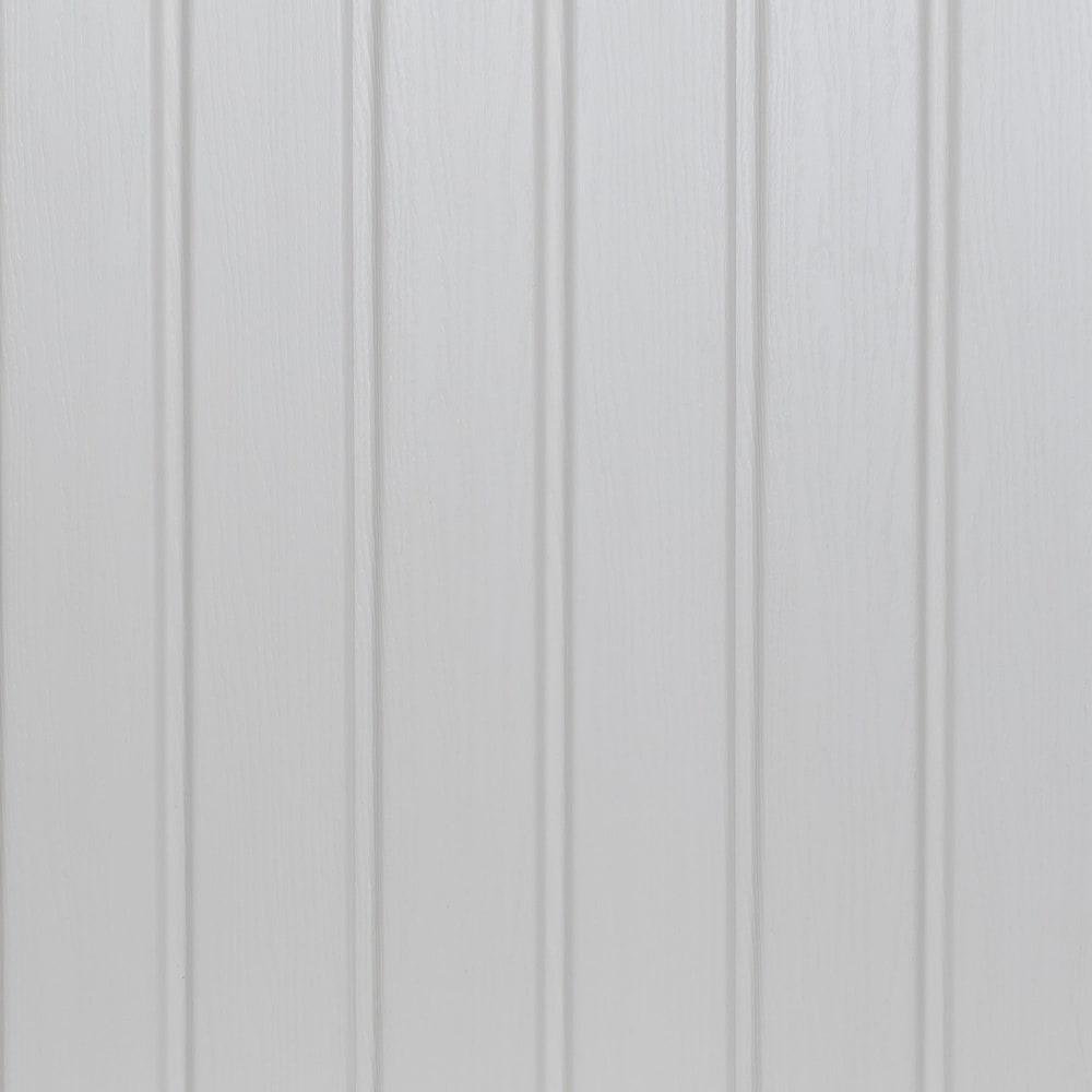 Siding/Solid Soffit (D5) Double 5-inch x 144-inch Vertical Classic Linen Exterior Vinyl Siding Panels (20/Box)