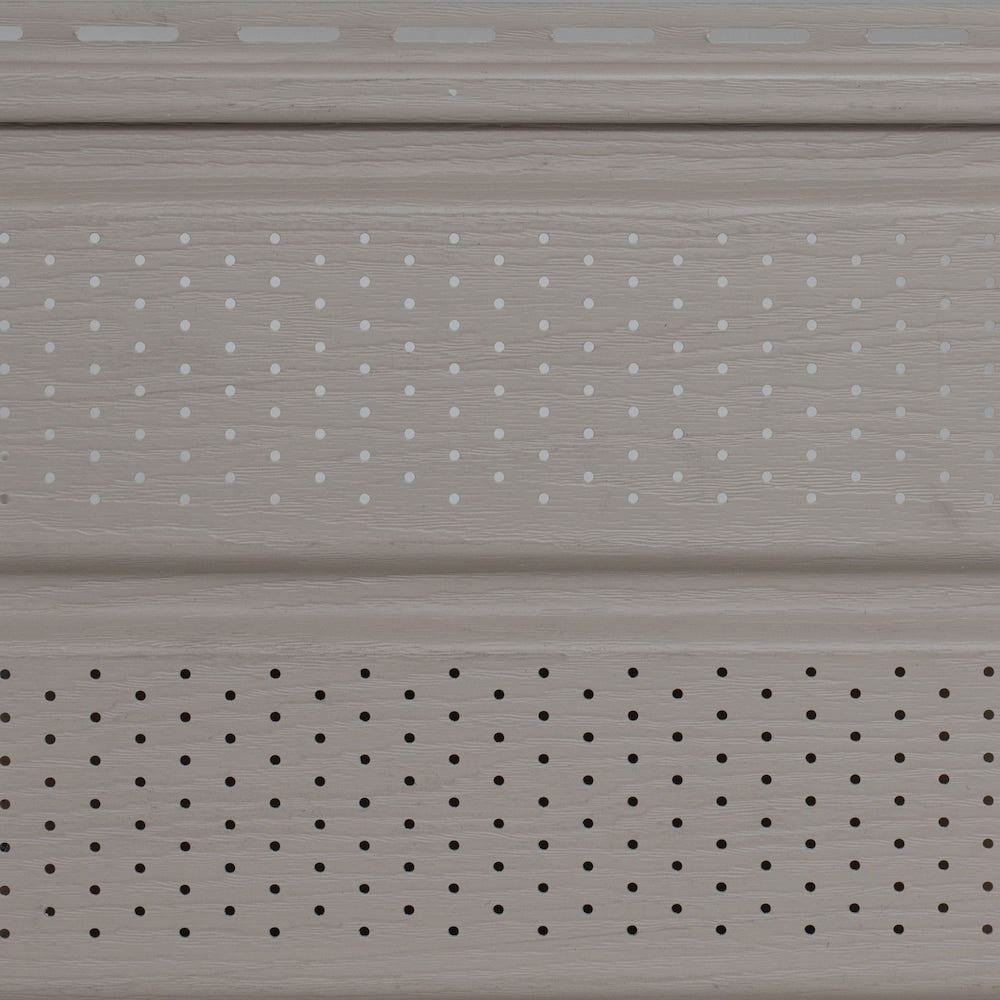 Vented Woodgrain Soffit (D5) Double 5-inch x 144-inch Clay Exterior Vinyl Siding Accessory (20/Box)