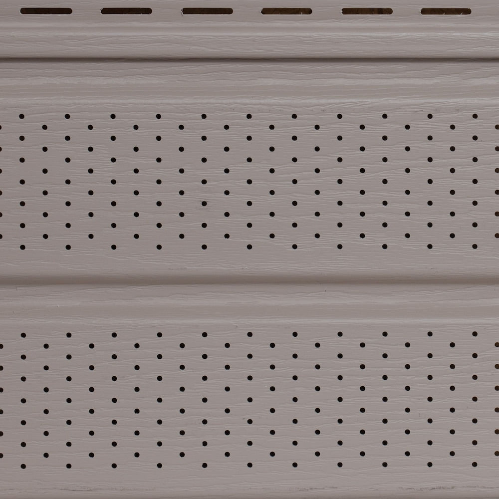 Vented Woodgrain Soffit (D5) Double 5-inch x 144-inch Sand Exterior Vinyl Siding Accessory (20/Box)