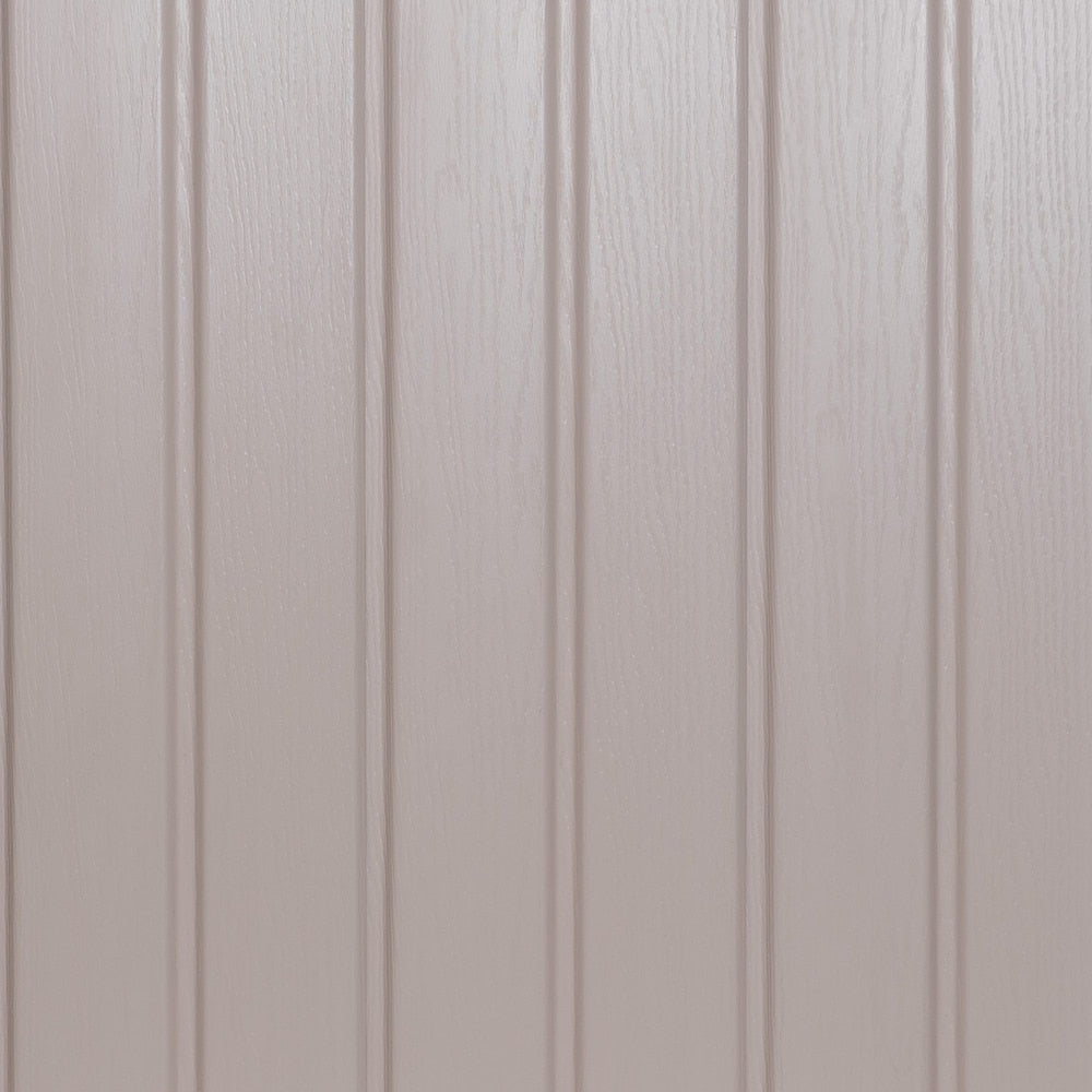 Siding/Solid Soffit (D5) Double 5-inch x 144-inch Vertical Sand Exterior Vinyl Siding Panels (20/Box)