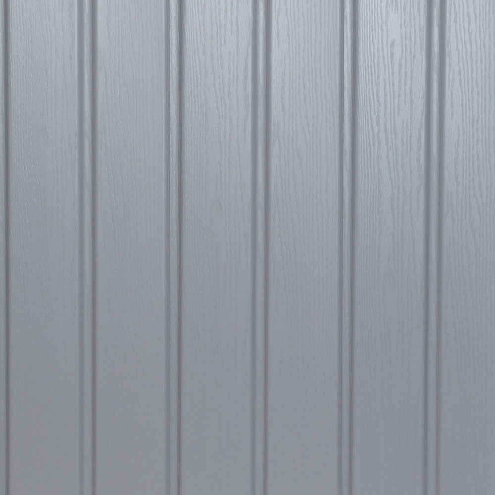 Siding/Solid Soffit (D5) Double 5-inch x 144-inch Vertical Slate Exterior Vinyl Siding Panels (20/Box)