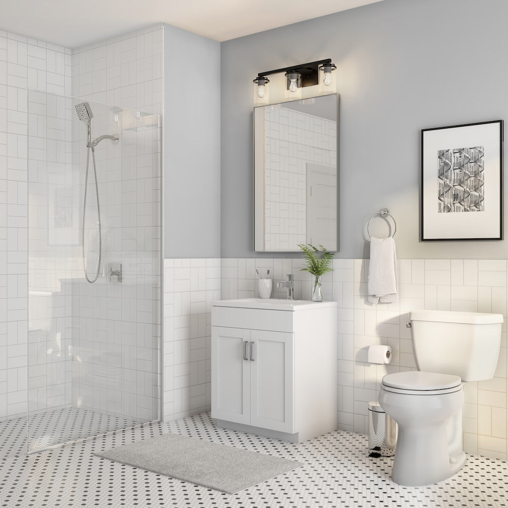 3-inch x 6-inch Metro White Gloss Wall Tile