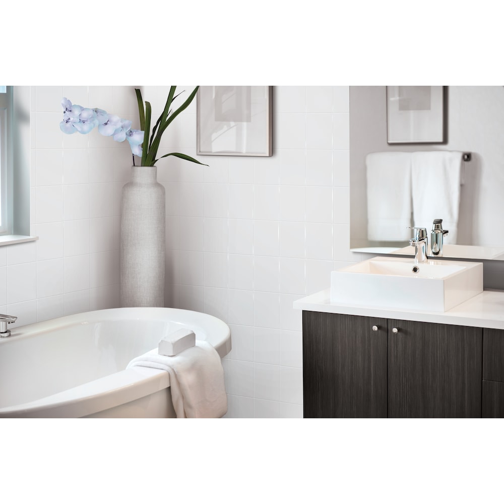 Metro White Gloss 6-inch x 6-inch Wall Tile