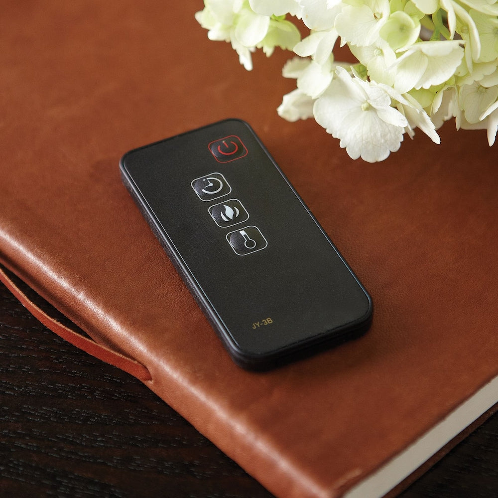 Meuble TV autonome Huntley de 59 pouces avec foyer électrique en espresso